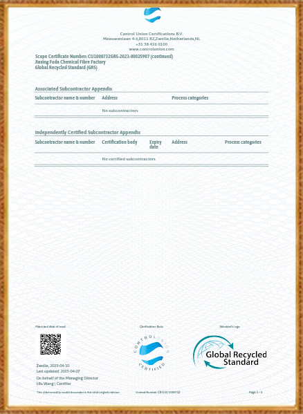 Jiaxing Fuda Chemiefaserfabrik