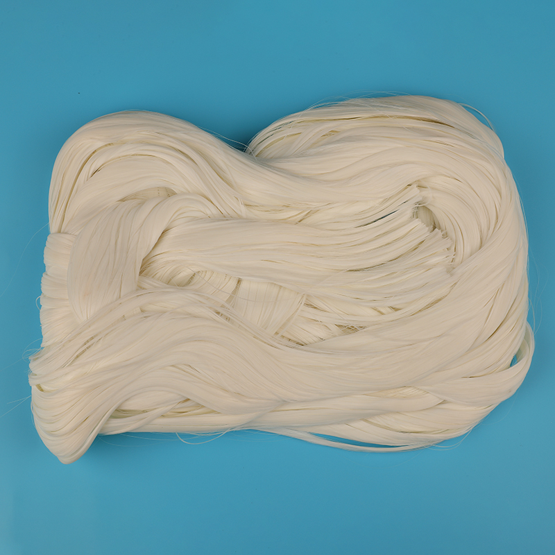 Rohes, halbglänzendes, beflocktes 45D-Polyesterkabel