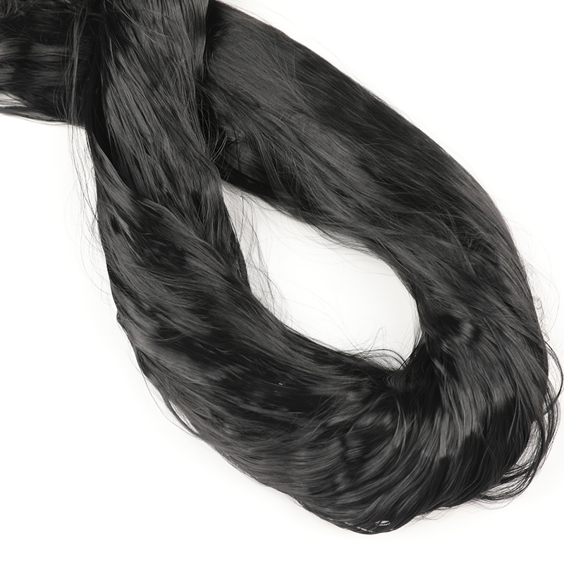 Rohschwarzes, glänzendes, beflocktes 3D-Tow-Nylon 66