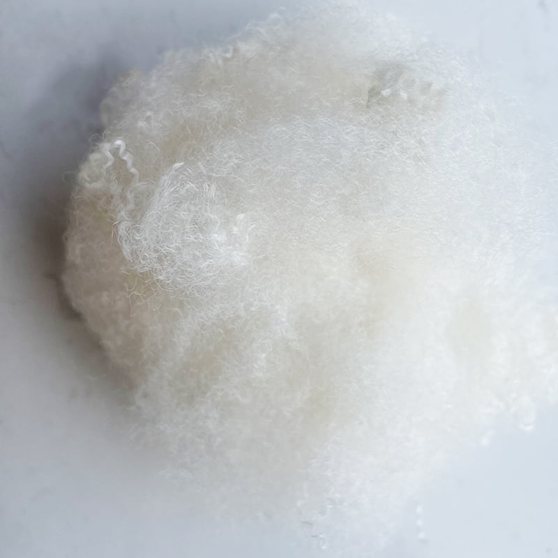 13DX120mm Teppichgarn Spezialfaser Elfenbeinweiß